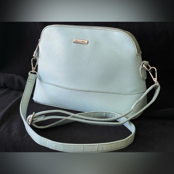 Yani J’adore Handbags - Yani Jadore Crossbody Bag With Adjustable Strap Light Blue purse